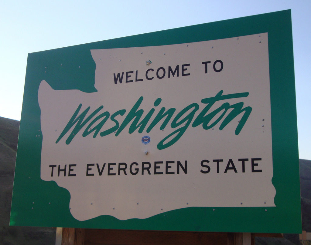 Washington state sign