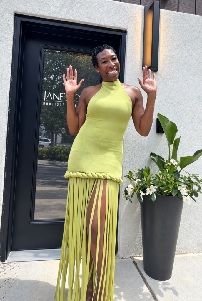 Trina Ragsdale outside of Jane's Joint in New Jersey